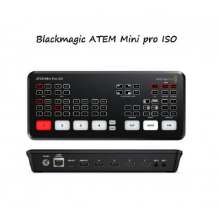 BlackMagic ATEM Mini Pro ISO HDMI Live Stream Switcher - Mini pro iso